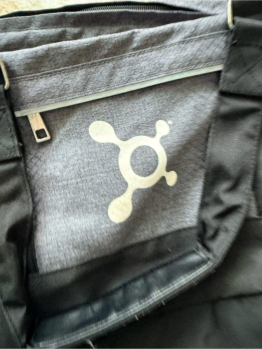 Orangetheory Gray and Black Duffel Bag